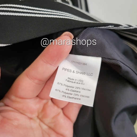 Veronica Beard Petra Striped Twill Blazer - Picture 7 of 7